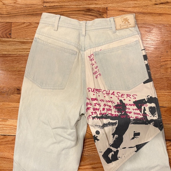 One of a kind denim with Patchwork Size 26 - Picture 1 of 4